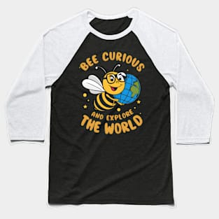 "Adventure Buzz: Bee Curious" Baseball T-Shirt